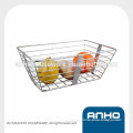Metal Chrome Plated Wire Fruit Basket